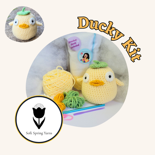 Duck Crochet Kit - Amigurumi Kit Mr Ducky