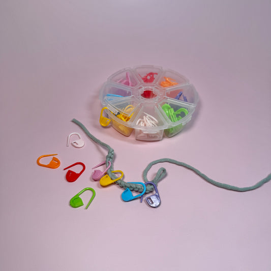 Stitch Markers with Case - 80 pcs