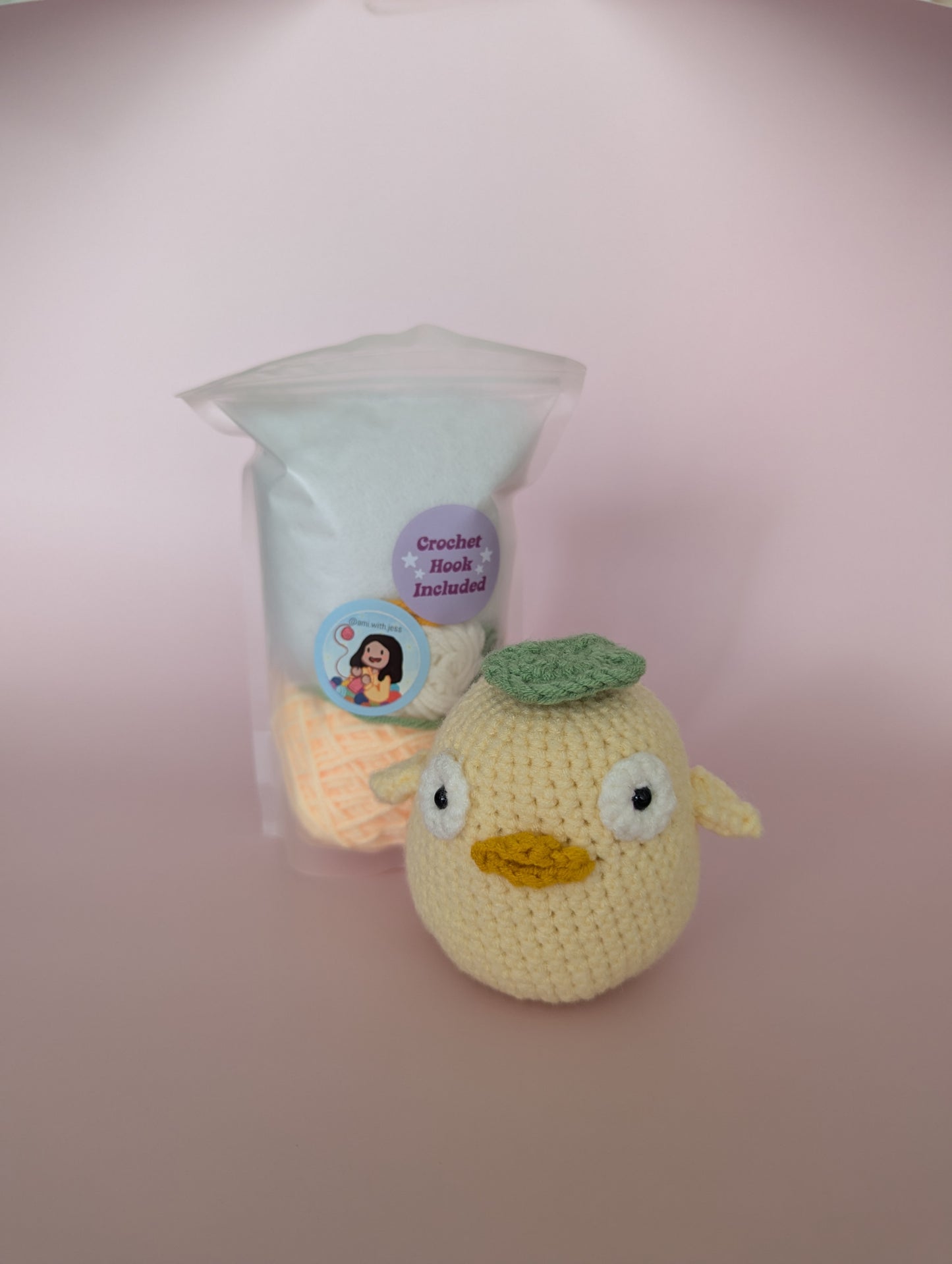 Duck Crochet Kit - Amigurumi Kit Mr Ducky